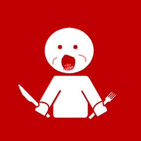 eat with your mouth open